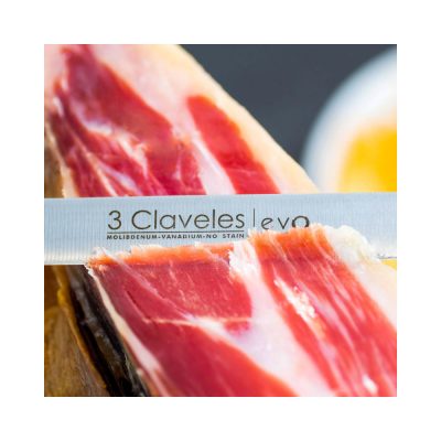 Cuchillo Jamonero 3 Claveles EVO, detalle